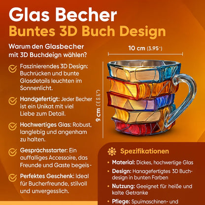 Coffee Mug 3D Handcrafted Book-Spine Microwave & Dishwasher Safe