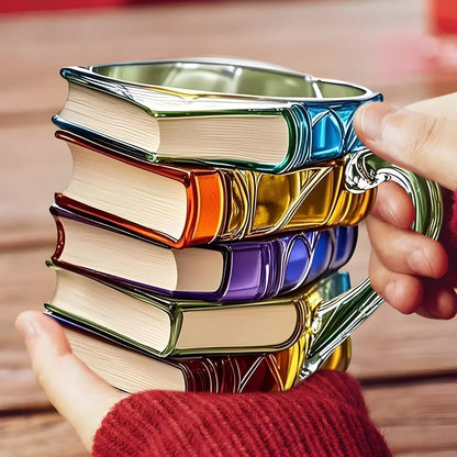 Coffee Mug 3D Handcrafted Book-Spine Microwave & Dishwasher Safe