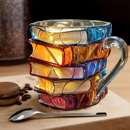 Coffee Mug 3D Handcrafted Book-Spine Microwave & Dishwasher Safe