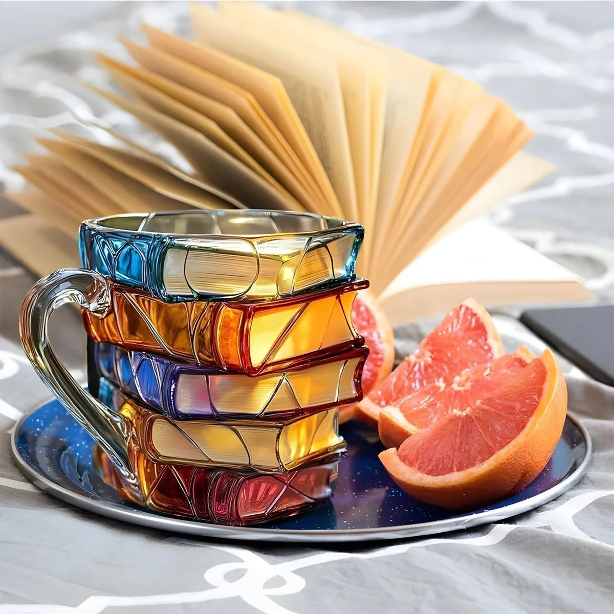 Coffee Mug 3D Handcrafted Book-Spine Microwave & Dishwasher Safe