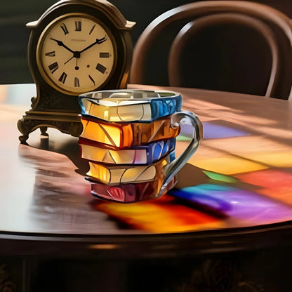 Coffee Mug 3D Handcrafted Book-Spine Microwave & Dishwasher Safe