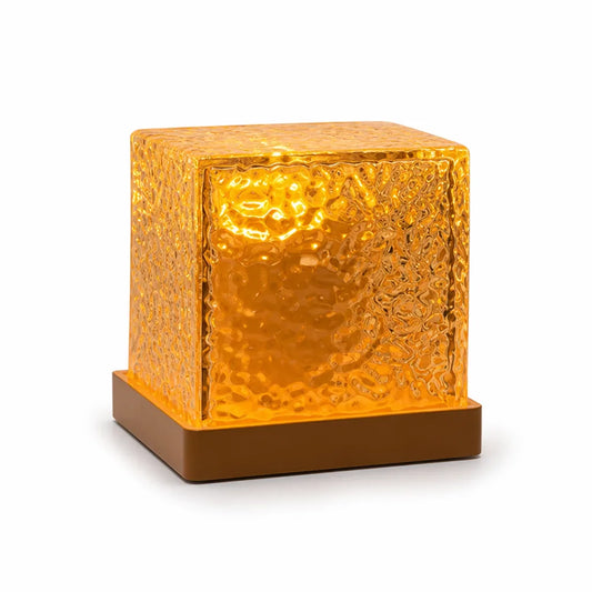 Color-Changing LED Cube with Remote Control Table Lamp (16 Colors)
