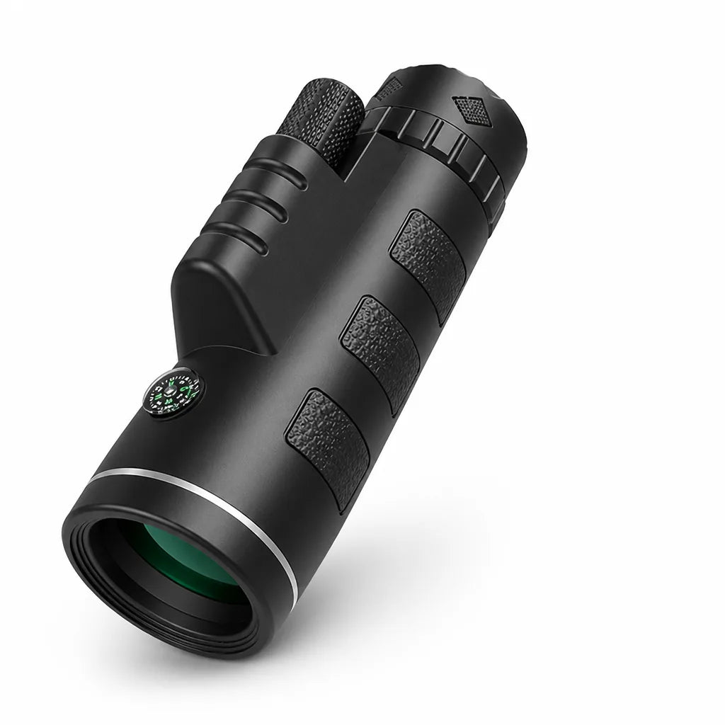Compact Pocket-Sized Monocular Telescope for Outdoor Observation (HD Optics)