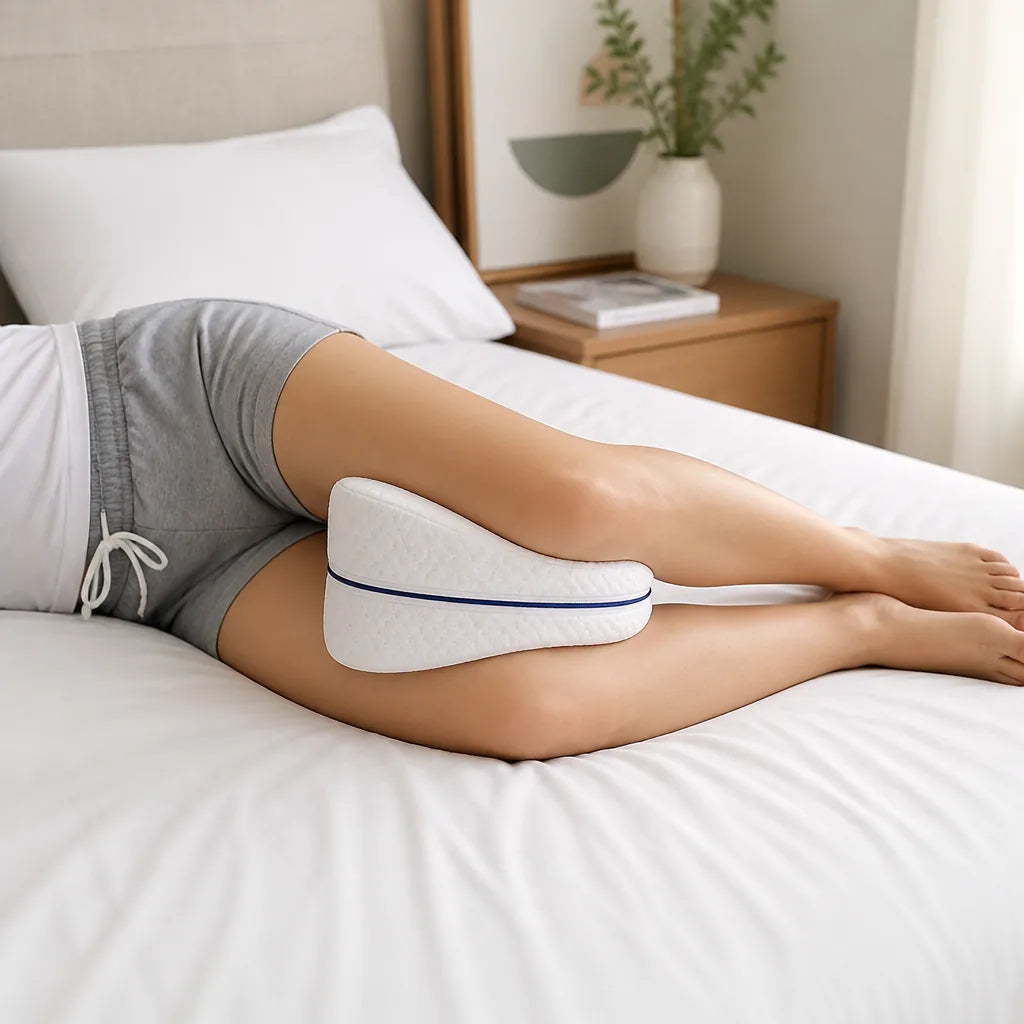 Contoured Leg Pillow Ergonomic Sciatica & Lower Back Support