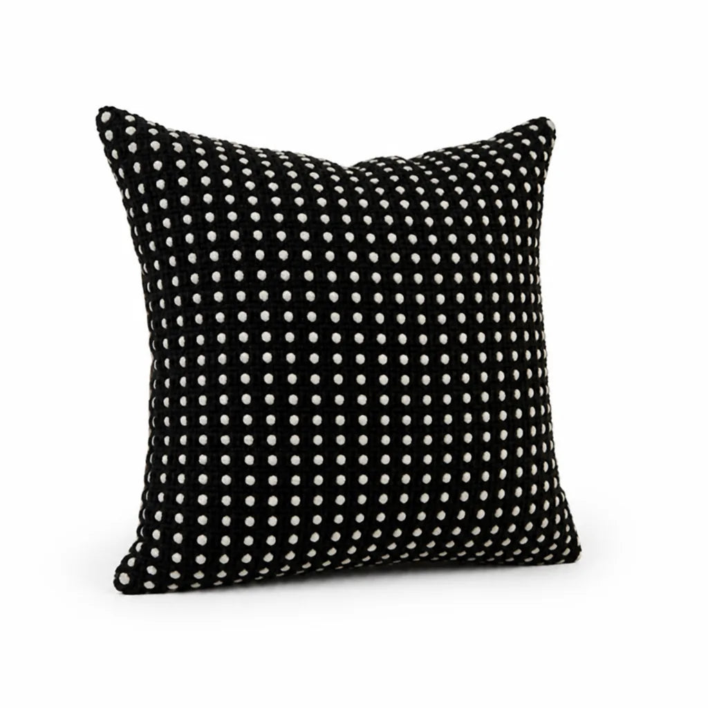 Cushion Cover Hand-Tufted Chenille Floral Hidden Zipper