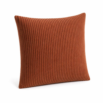 Cushion Cover Ribbed Striped Polyester Machine Washable