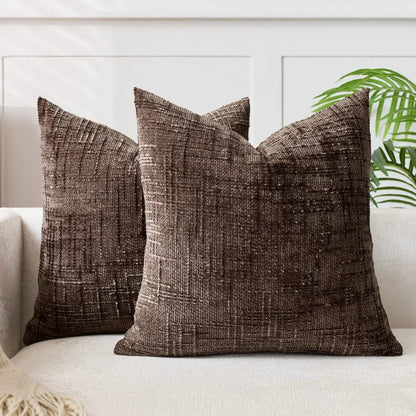 Decorative Cushion Cover Chenille With Bamboo Structure Multiple Sizes