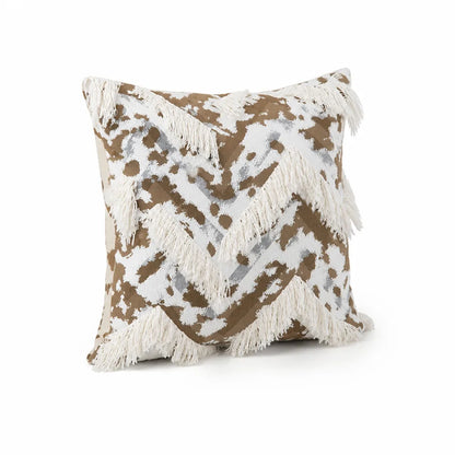Decorative Cushion Woven Geometric Removable Cover