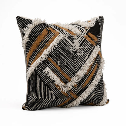 Decorative Cushion Woven Geometric Removable Cover