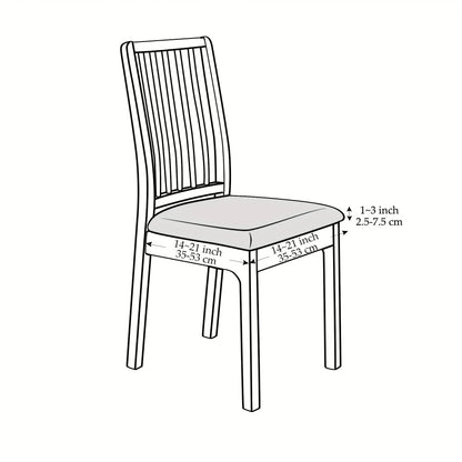 Dining Chair Covers Stretch Fit Spill Protection