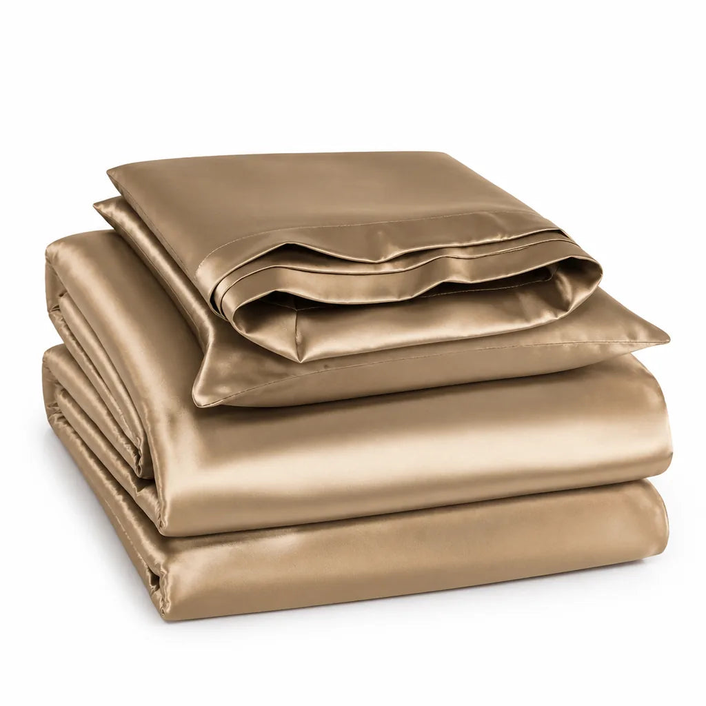 Duvet Cover Set Natural Silk Gentle Hair & Skin