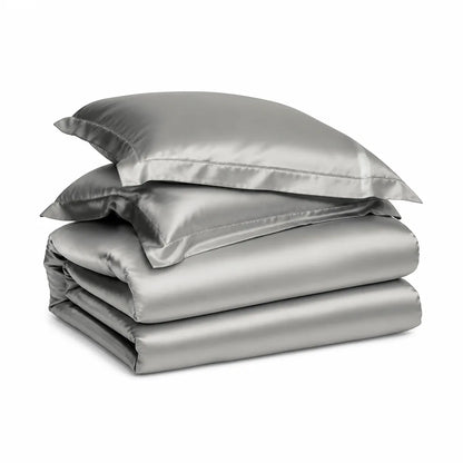 Duvet Cover Set Natural Silk Gentle Hair & Skin