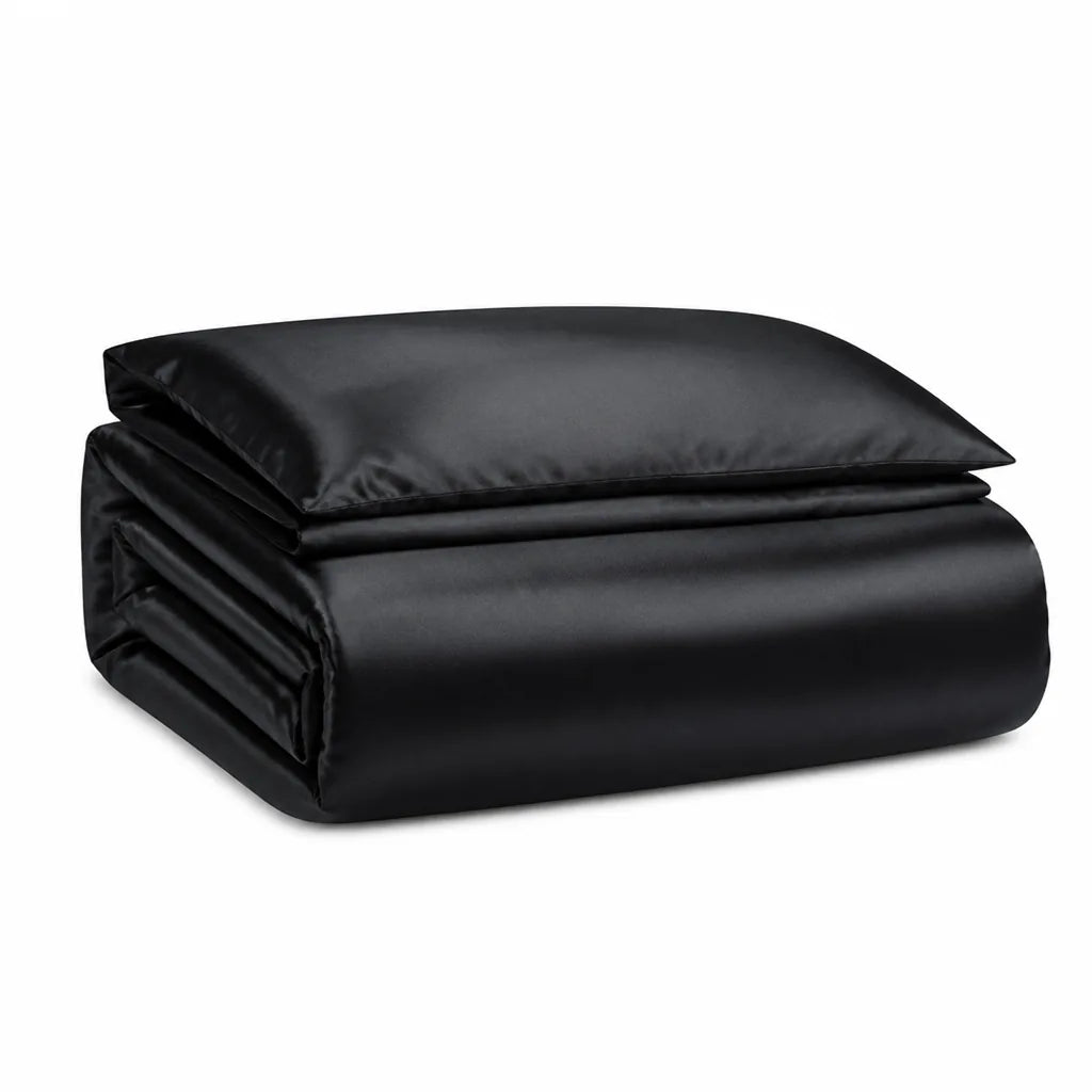 Duvet Cover Set Natural Silk Gentle Hair & Skin