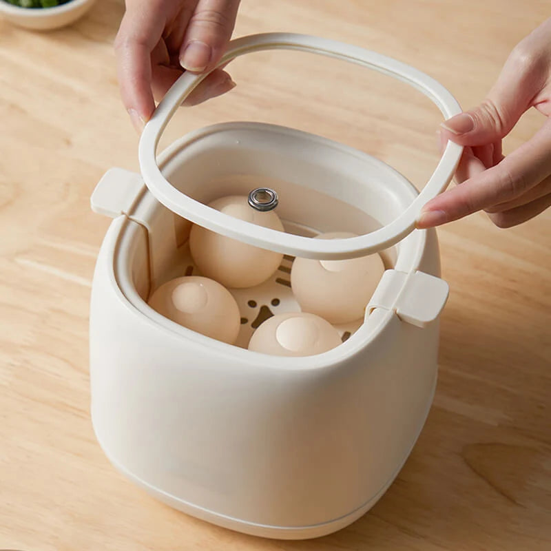 Egg Cooker Adjustable Cooking Levels 4-Egg Capacity & Auto Shut-Off