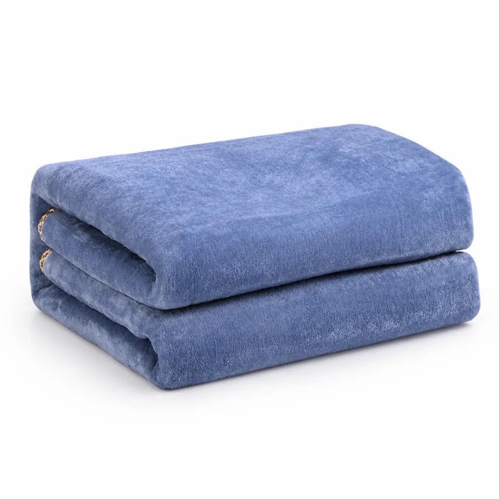 Electric Heated Blanket Teddy Fleece 9 Heat Settings