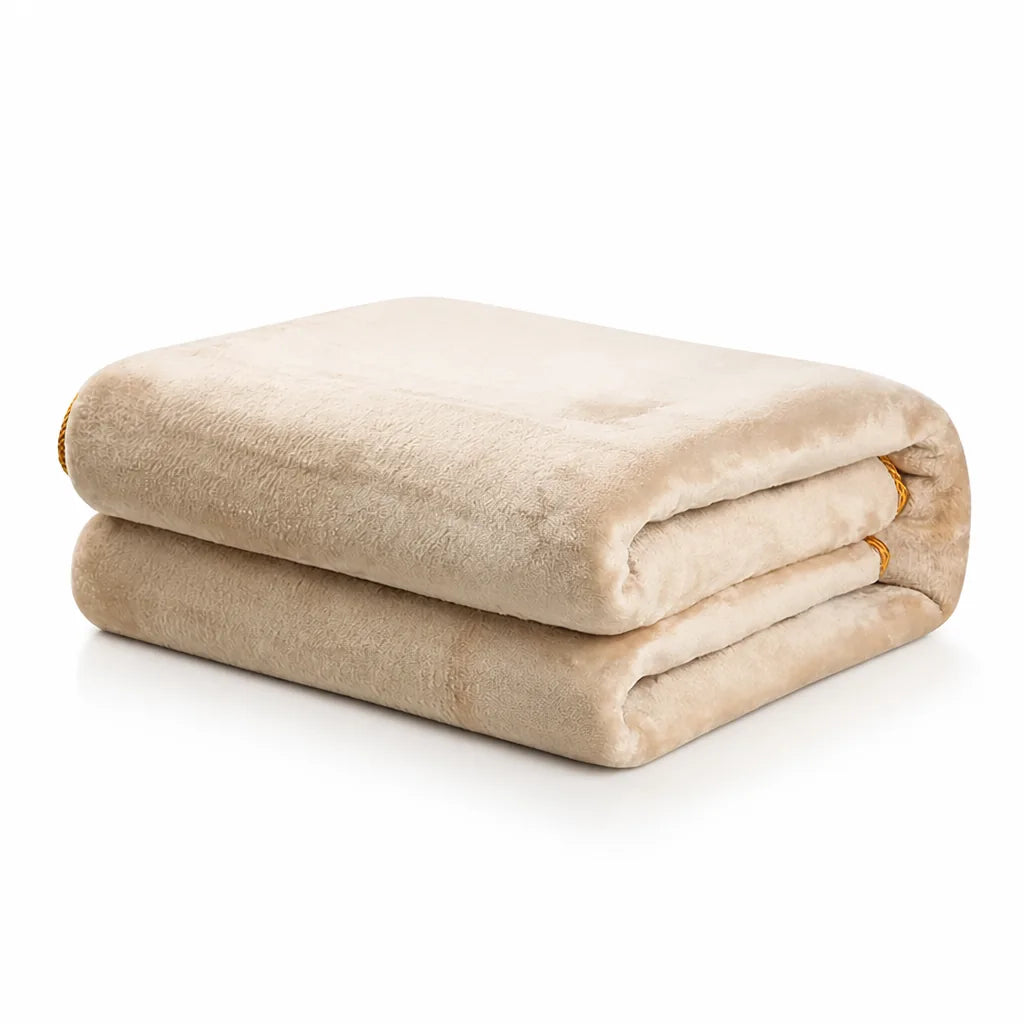 Electric Heated Blanket Teddy Fleece 9 Heat Settings