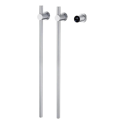 Electric Towel Warmer Touch Control Wall Mounted Stainless Steel