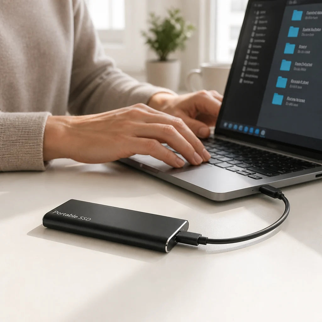 External Hard Drive 4TB USB-C Metal Casing