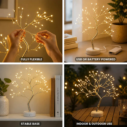 Fairy Tree Light Flexible Branches USB & Battery