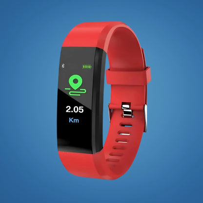 Fitness Tracker Fall Detection Continuous HR BP & SpO2