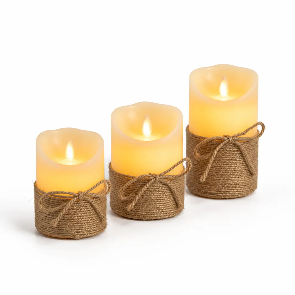 Flameless Candles Flickering LED Battery Operated Multiple Styles
