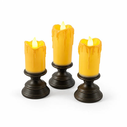 Flameless Candles Flickering LED Battery Operated Multiple Styles