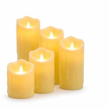 Flameless Candles Flickering LED Battery Operated Multiple Styles