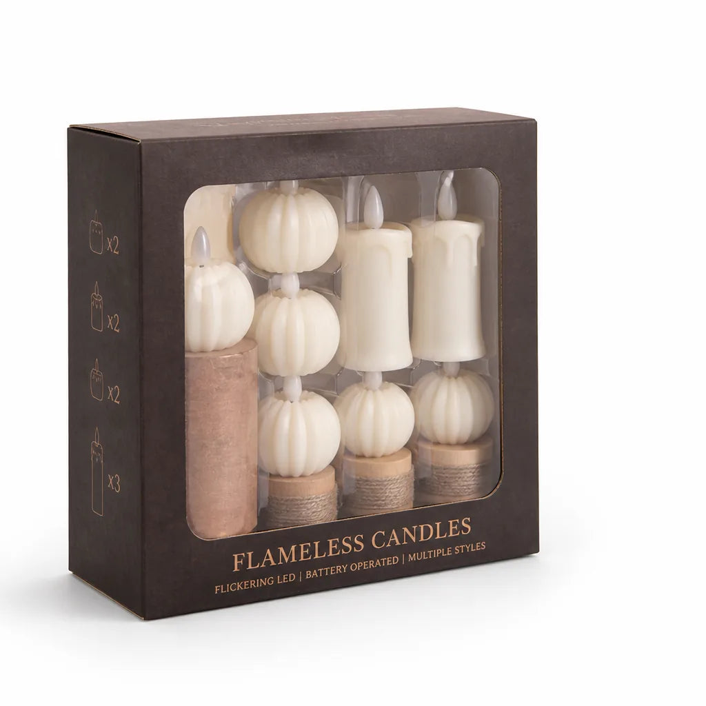 Flameless Candles Flickering LED Battery Operated Multiple Styles