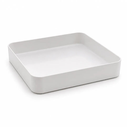 Flat Low-Profile Drip Tray For Front-Loading Washing Machines (Raised Outer Rim)