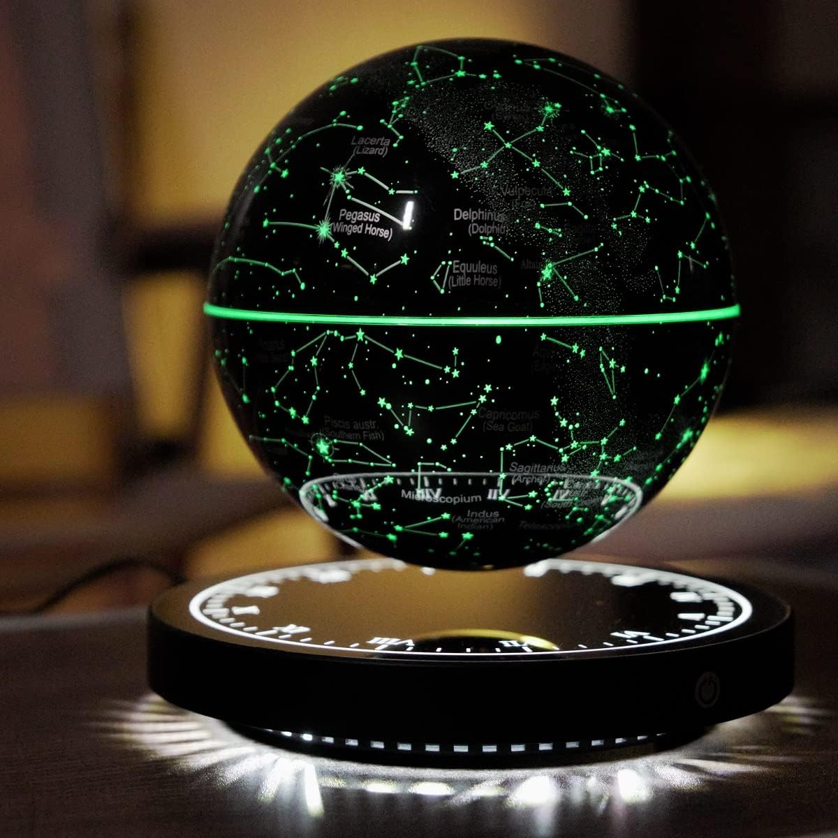 Floating Globe Light Magnetic 360 Degree Rotating Soft Glow