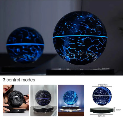 Floating Globe Light Magnetic 360 Degree Rotating Soft Glow