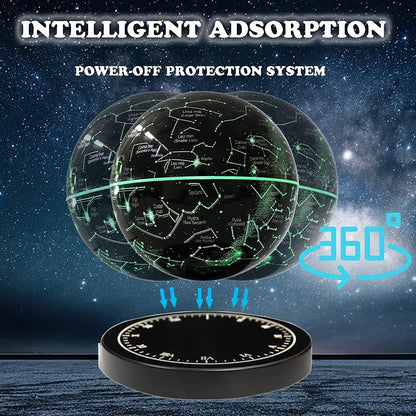 Floating Globe Light Magnetic 360 Degree Rotating Soft Glow