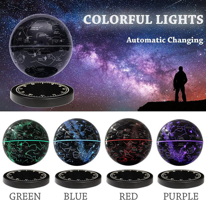 Floating Globe Light Magnetic 360 Degree Rotating Soft Glow