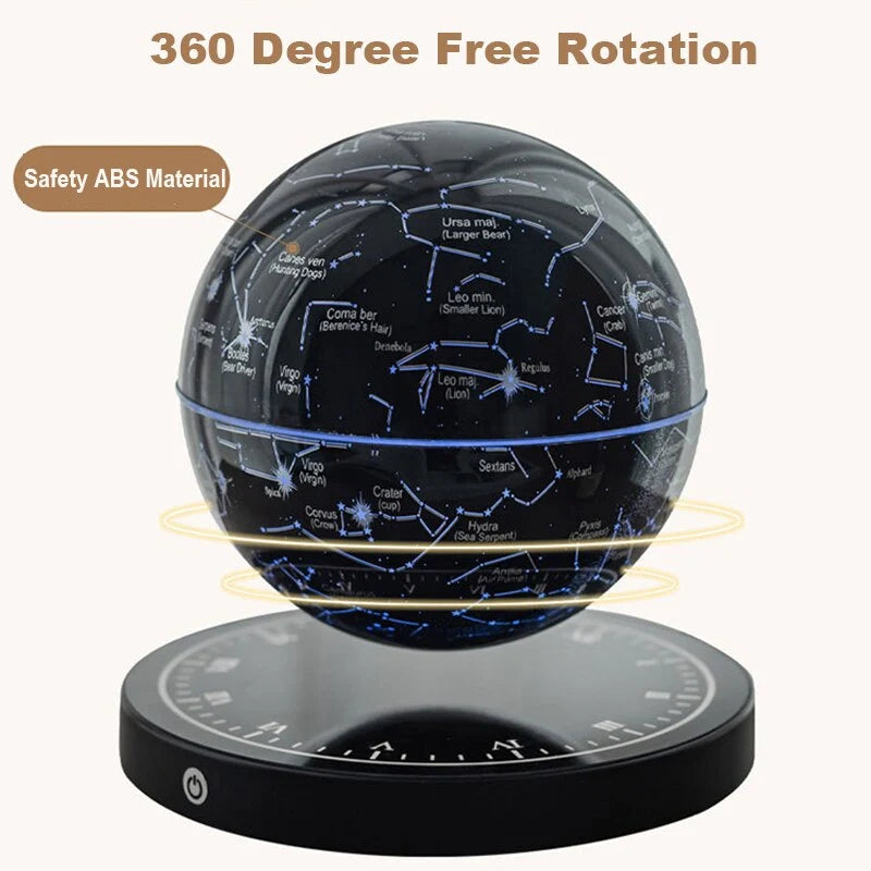Floating Globe Light Magnetic 360 Degree Rotating Soft Glow