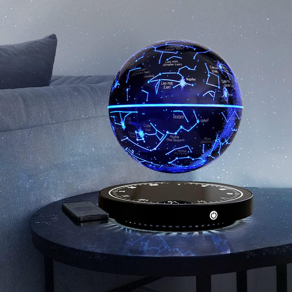 Floating Globe Light Magnetic 360 Degree Rotating Soft Glow