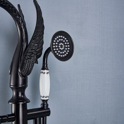 Freestanding Tub Filler Solid Brass Single Handle