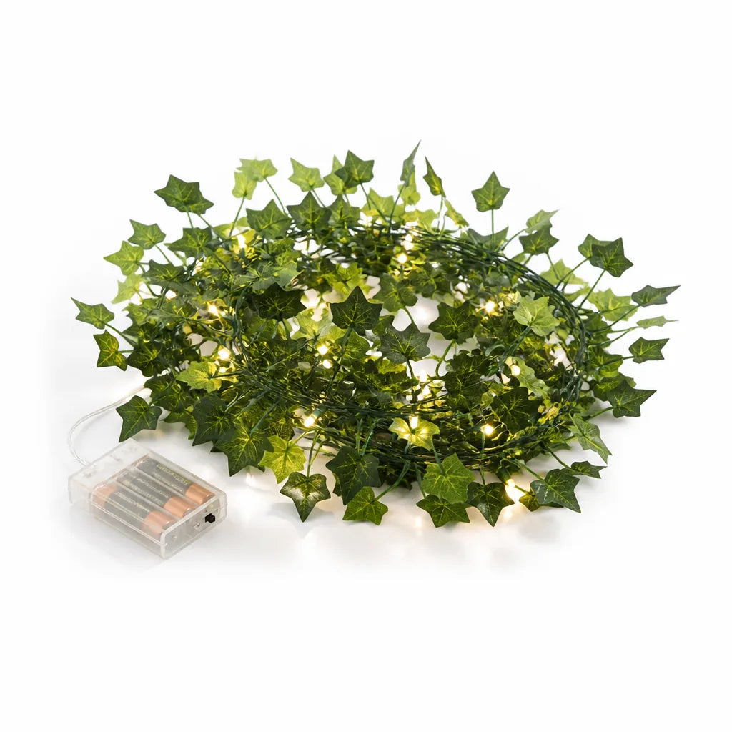 Garland Light Botanical Warm White Battery & Solar