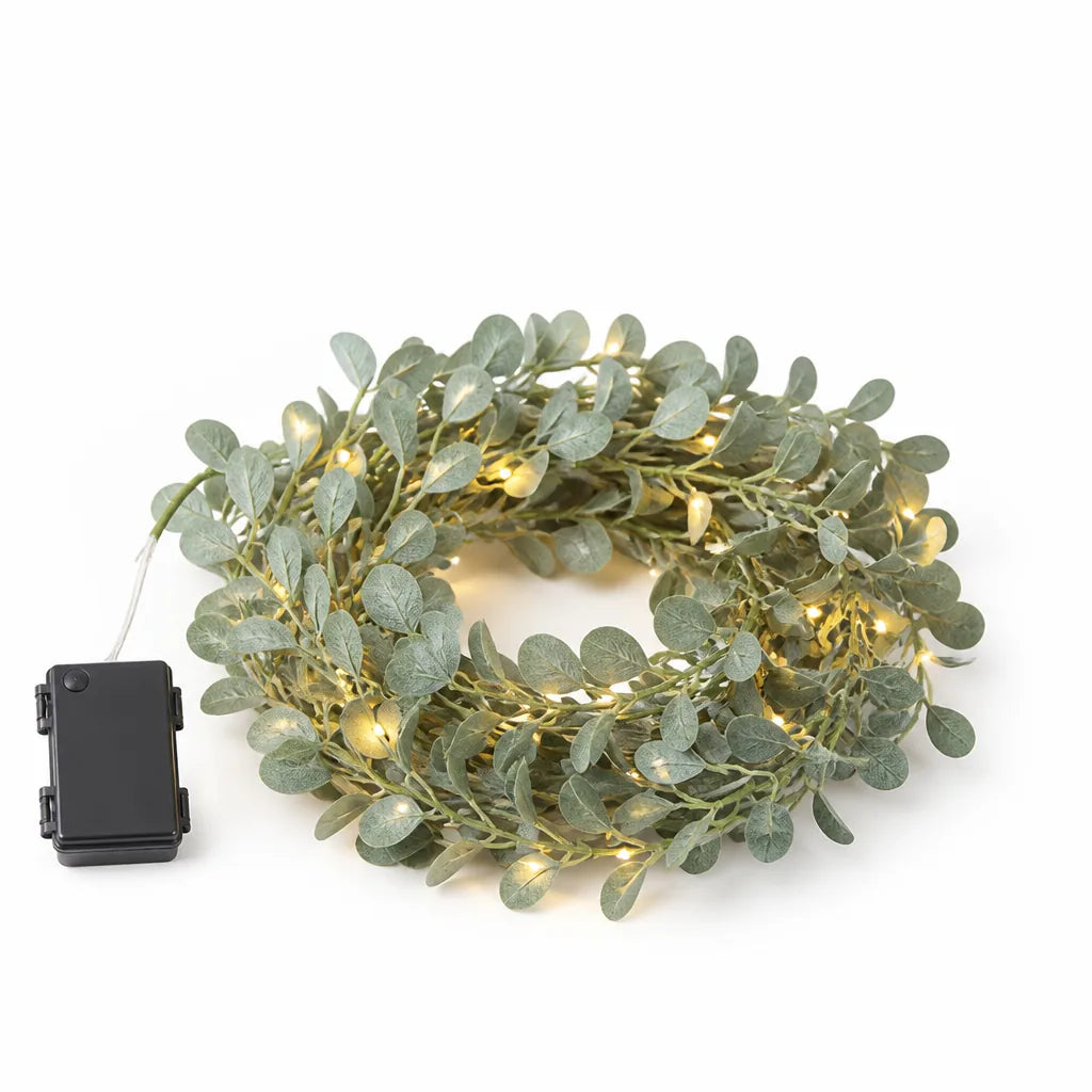 Garland Light Botanical Warm White Battery & Solar