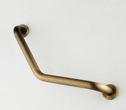 Grab Bar Polished Brass Optional Soap Holder