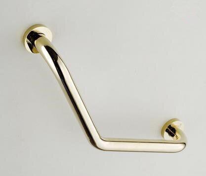 Grab Bar Polished Brass Optional Soap Holder