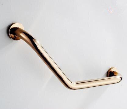 Grab Bar Polished Brass Optional Soap Holder