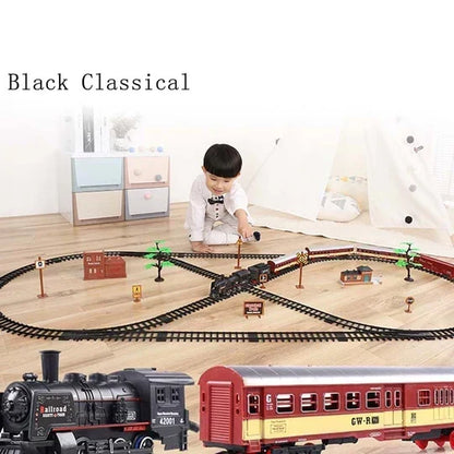 HO Scale Train Set Authentic Smoke & Working Headlights