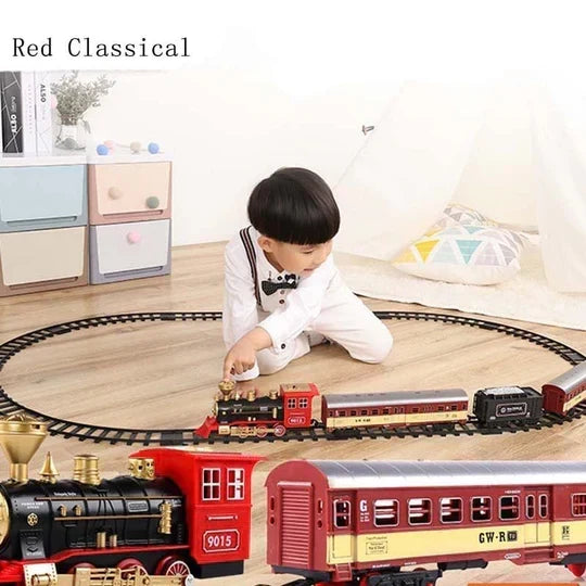 HO Scale Train Set Authentic Smoke & Working Headlights