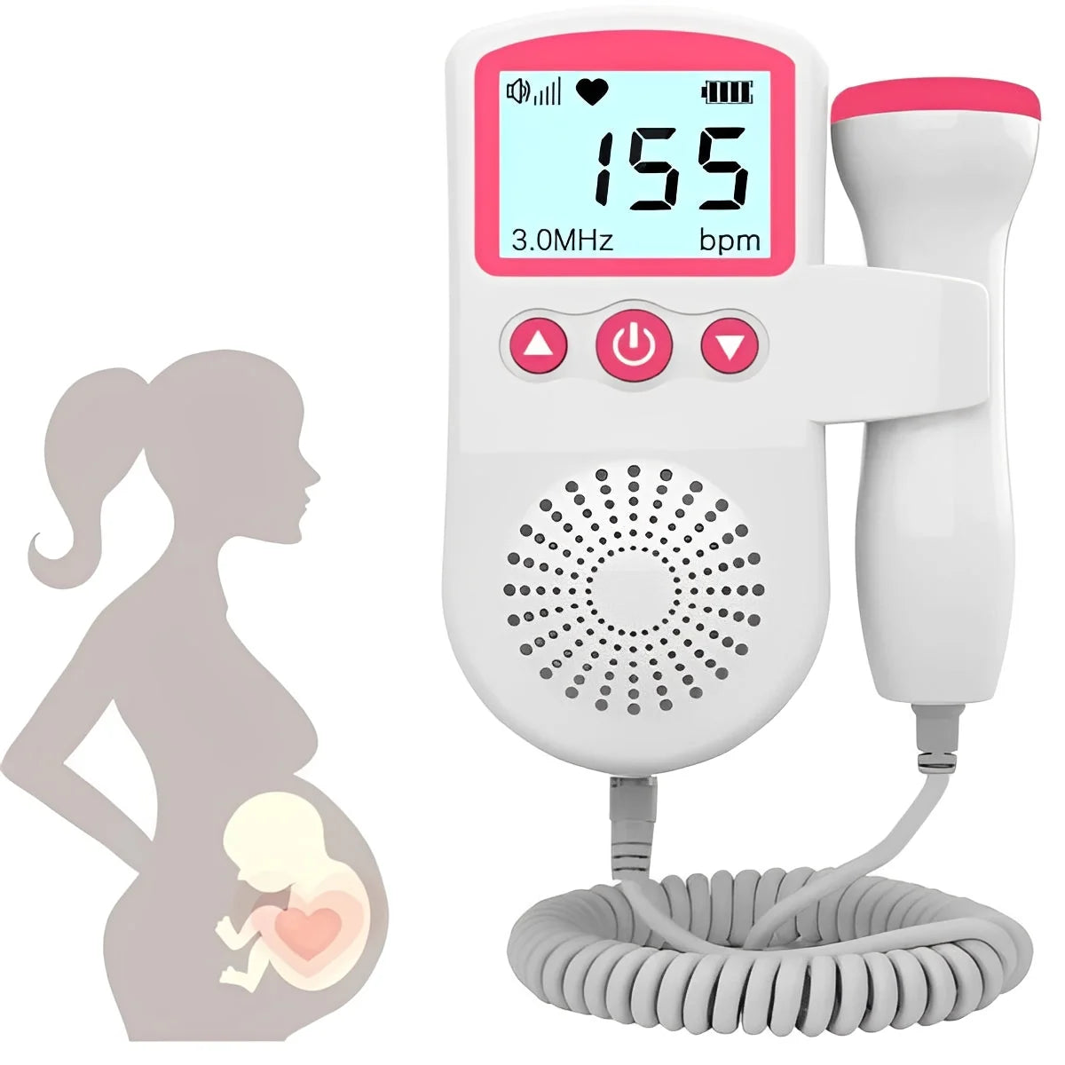Handheld Baby Sound Listener Built-In Speaker & Headphone Jack