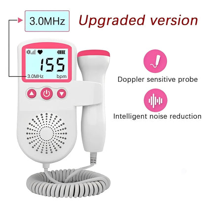 Handheld Baby Sound Listener Built-In Speaker & Headphone Jack