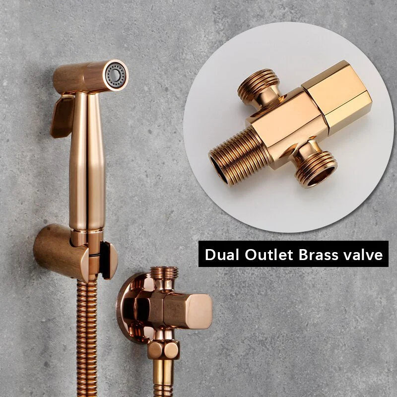 Handheld Bidet Sprayer Stainless Steel Adjustable Pressure