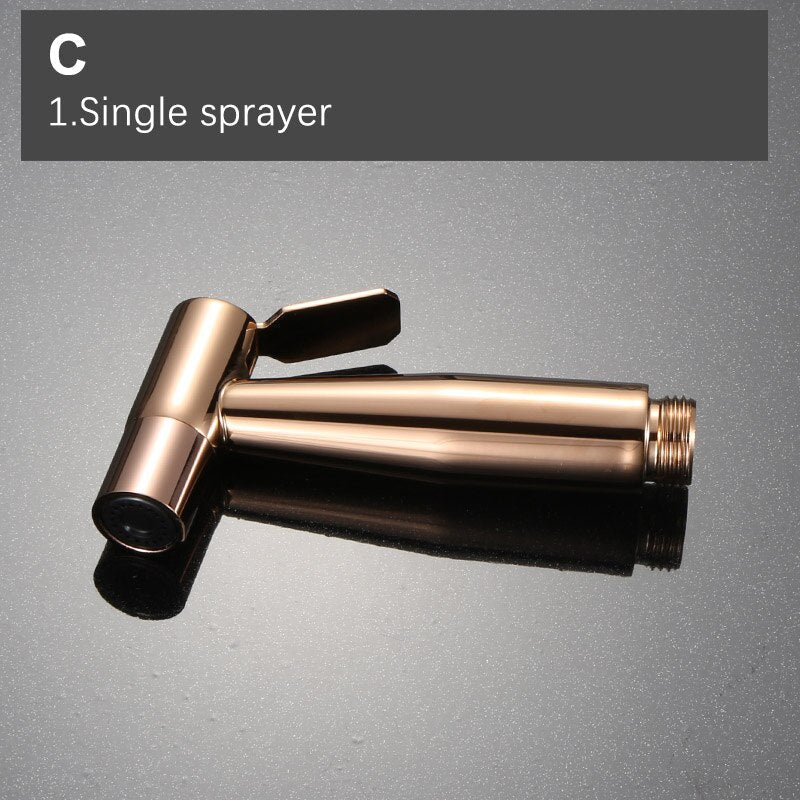 Handheld Bidet Sprayer Stainless Steel Adjustable Pressure