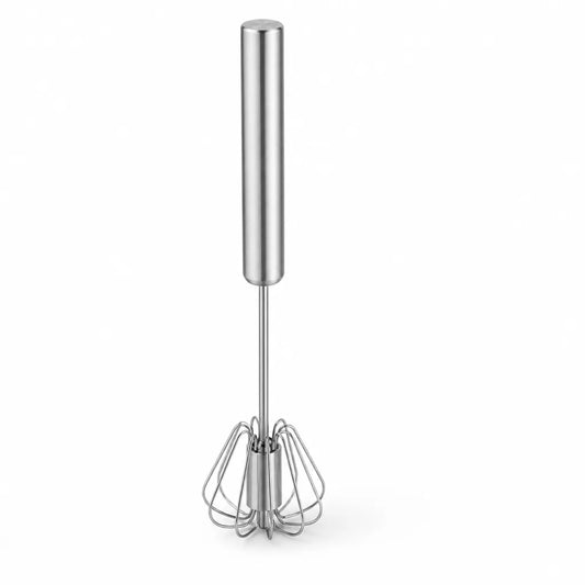 Handheld Whisk Press-Action Cordless Stainless Steel