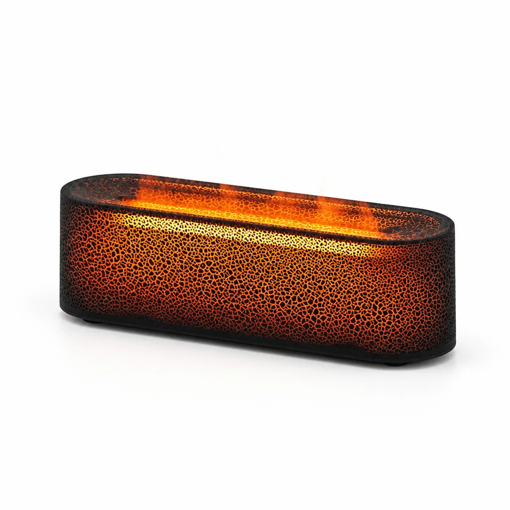 Humidifier 7-Color Fireplace Mist USB-Powered