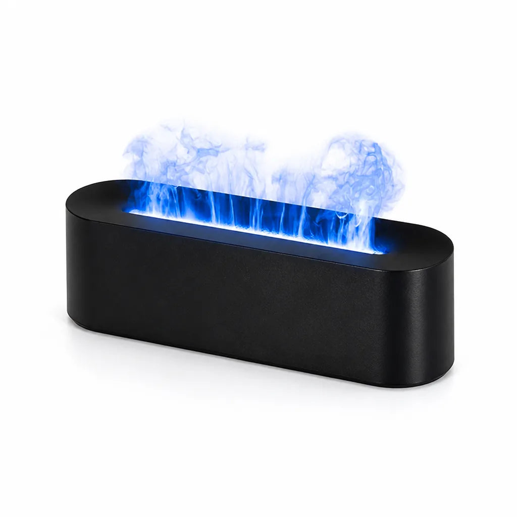 Humidifier 7-Color Fireplace Mist USB-Powered